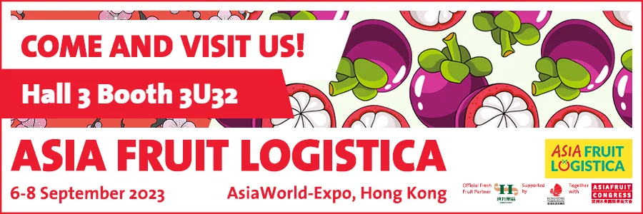 Visita nuestro stand en Asia Fruit Logistica